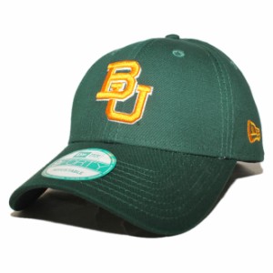 ニューエラ ストラップバックキャップ 帽子 NEW ERA 9forty メンズ レディース NCAA ベイラー ベアーズ フリーサイズ [ gn ]