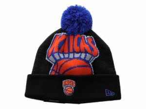 ニューエラ ニット帽 ビーニーキャップ 帽子 メンズ レディース NEW ERA NBA ニューヨーク ニックス ワンサイズ [ bk ]