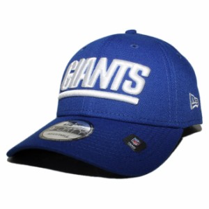 ニューエラ ストラップバックキャップ 帽子 NEW ERA 9forty メンズ レディース NFL ニューヨーク ジャイアンツ フリーサイズ [ bl ]
