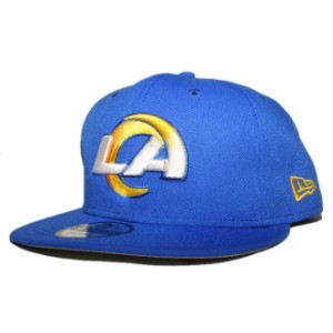 ニューエラ スナップバックキャップ 帽子 NEW ERA 9fifty メンズ レディース NFL ロサンゼルス ラムズ フリーサイズ [ bl ]