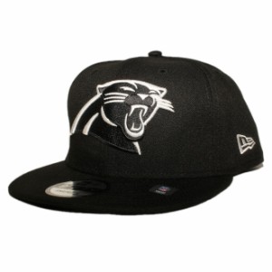 ニューエラ スナップバックキャップ 帽子 NEW ERA 9fifty メンズ レディース NFL カロライナ パンサーズ フリーサイズ [ bk ]