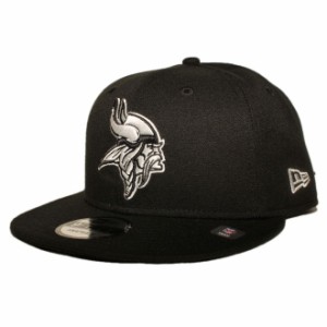 ニューエラ スナップバックキャップ 帽子 NEW ERA 9fifty メンズ レディース NFL ミネソタ バイキングス フリーサイズ [ bk ]