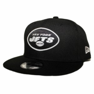 ニューエラ スナップバックキャップ 帽子 NEW ERA 9fifty メンズ レディース NFL ニューヨーク ジェッツ フリーサイズ [ bk ]