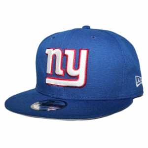 ニューエラ スナップバックキャップ 帽子 NEW ERA 9fifty メンズ レディース NFL ニューヨーク ジャイアンツ フリーサイズ [ bl ]