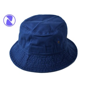 ニューハッタン バケットハット 帽子 メンズ レディース NEWHATTAN 無地 シンプル S/M L/XL [ bl ]