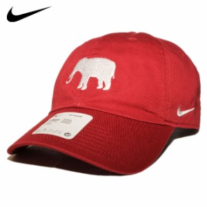 ナイキ ストラップバックキャップ 帽子 メンズ レディース NIKE NCAA アラバマ クリムゾンタイド フリーサイズ [ rd ]