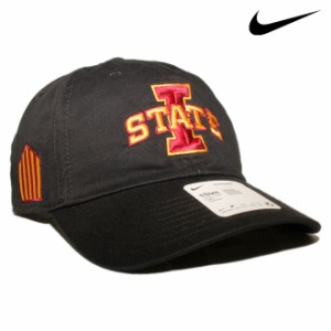 ナイキ ストラップバックキャップ 帽子 メンズ レディース NIKE NCAA アイオワステイト サイクロン フリーサイズ [ bk ]