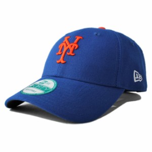 ニューエラ ストラップバックキャップ 帽子 NEW ERA 9forty メンズ レディース MLB ニューヨーク メッツ フリーサイズ [ bl ]