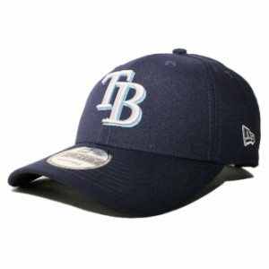 ニューエラ ストラップバックキャップ 帽子 NEW ERA 9forty メンズ レディース MLB タンパベイ レイズ フリーサイズ [ nv ]