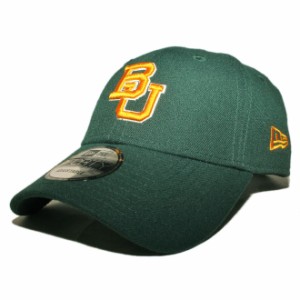 ニューエラ ストラップバックキャップ 帽子 NEW ERA 9forty メンズ レディース NCAA ベイラー ベアーズ フリーサイズ [ gn ]