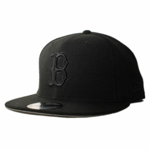 ニューエラ スナップバックキャップ 帽子 NEW ERA 9fifty メンズ レディース MLB ボストン レッドソックス フリーサイズ [ bk ]