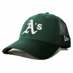 ニューエラ メッシュキャップ スナップバック 帽子 NEW ERA 9forty メンズ レディース MLB オークランド アスレチックス フリーサイズ [ 