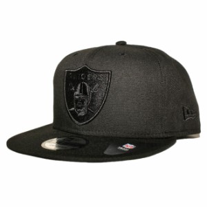 ニューエラ スナップバックキャップ 帽子 NEW ERA 9fifty メンズ レディース NFL ラスベガス レイダース フリーサイズ [ bk ]