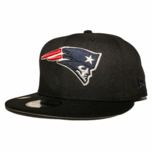 ニューエラ スナップバックキャップ 帽子 NEW ERA 9fifty メンズ レディース NFL ニューイングランド ペイトリオッツ フリーサイズ [ bk 