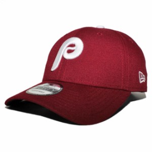 ニューエラ ストラップバックキャップ 帽子 NEW ERA 9forty メンズ レディース MLB フィラデルフィア フィリーズ フリーサイズ [ rd ]