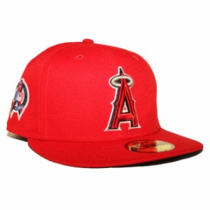 ニューエラ ベースボールキャップ 帽子 NEW ERA 59fifty メンズ レディース MLB ロサンゼルス エンゼルス 6 3/4-8 1/4 [ rd ]