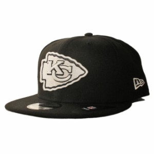 ニューエラ スナップバックキャップ 帽子 NEW ERA 9fifty メンズ レディース NFL カンザスシティ チーフス フリーサイズ [ bk ]