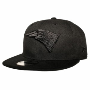 ニューエラ スナップバックキャップ 帽子 NEW ERA 9fifty メンズ レディース NFL ニューイングランド ペイトリオッツ フリーサイズ [ bk 