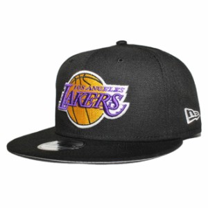 ニューエラ スナップバックキャップ 帽子 NEW ERA 9fifty メンズ レディース NBA ロサンゼルス レイカーズ フリーサイズ [ bk ]