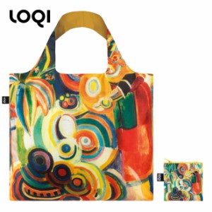 ローキー エコバッグ トート マザーズバッグ メンズ レディース LOQI アート 手提げ 買い物袋 折りたたみ 収納 ポーチ [ 翌日お届け ] [ 