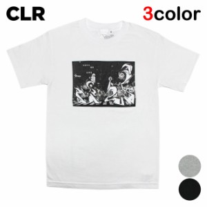 【セール】 シーエルアール Tシャツ メンズ レディース CLR 半袖 クルーネック 丸首 アート グラフィック S-XL [ 翌日お届け ] [ wt gy b