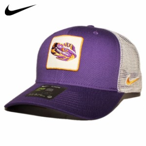 ナイキ メッシュキャップ スナップバック 帽子 メンズ レディース NIKE NCAA LSU タイガース フリーサイズ [ vt ]