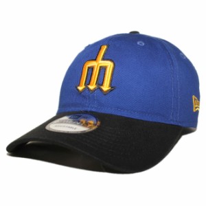 ニューエラ ストラップバックキャップ 帽子 NEW ERA 9twenty メンズ レディース MLB シアトル マリナーズ フリーサイズ [ bl ]