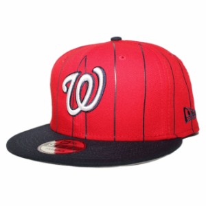 ニューエラ スナップバックキャップ 帽子 NEW ERA 9fifty メンズ レディース MLB ワシントン ナショナルズ フリーサイズ [ rd ptn ]