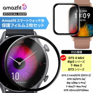 【クーポンで3%OFF】Amazfit スマートウォッチ 液晶保護フィルム 2枚セット GTR 3 Pro/GTR 3/GTS 3/GTS 2 mini/GTR 2e/T-Rex Pro
