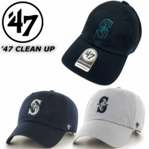 47 フォーティーセブン ブランド キャップ 帽子 シアトル マリナーズ ベースボールキャップ RGW24GWS クリーンナップ 柔らか 47BRAND MAR