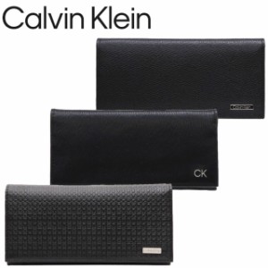 カルバンクラインCalvin Klein 財布 長財布 小銭入れ 31CK190001/3/5 レザー アクセサリー ブラック 小物 ビジネス カジュアル 箱付き