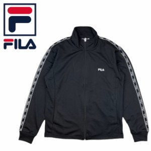 フィラ Fila ジャージ トップス メンズ 部屋着 FM6553 パーカー フルジップ ロゴテープジャージ スポーツ