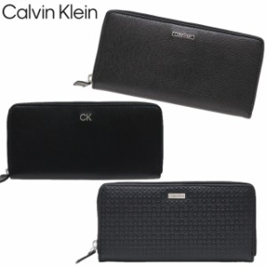 カルバンクラインCalvin Klein 財布 長財布 小銭入れ 31CK190002/4/6 レザー アクセサリー ブラック 小物 ビジネス カジュアル 箱付き プ