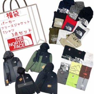 ザ  ノースフェイス The North Face 福袋 お楽しみ袋 メンズ レディース パーカー フリースジャケット 半袖Tシャツ 3点セット コンパクト