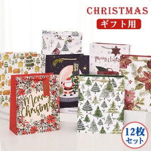 ギフト袋 紙袋 ラッピング袋 クリスマス クリスマス専用 贈り物 ギフト プレゼント 商品 お菓子 会社 学校 クラブ お客様 友