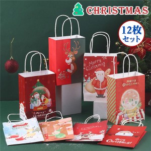 ギフト袋 紙袋 ラッピング袋 クリスマス クリスマス専用 贈り物 ギフト プレゼント 商品 お菓子 会社 学校 クラブ お客様 友