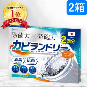 【楽天1位】【強力洗浄】【2箱4回分 / ドラム式】 洗濯槽クリーナー 洗濯機 カビ取り カビ防止 カビ 予防 カビ対策 消臭 抗菌 除菌 掃除 