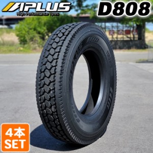 【2024年製】 送料無料 APLUS 11R22.5 149/146M 18PR D808 アプラス トラック用タイヤ 夏タイヤ トラック トレーラー 大型車 4本セット