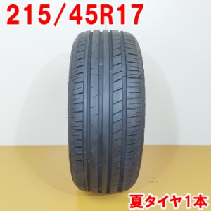 送料無料 ZEETEX ジーテックス 215/45R17 91W XL HP2000 vfm  夏タイヤ サマータイヤ 1本 [ A3456 ] 【中古タイヤ】