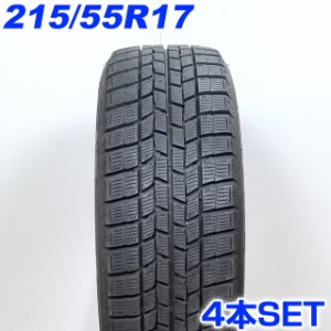 送料無料 GOODYEAR グッドイヤー 215/55R17 94Q ICE NAVI 6 冬タイヤ スタッドレスタイヤ 4本セット [ W2539 ] 【中古タイヤ】