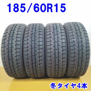 送料無料 TOYO TIRES トーヨー 185/60R15 84Q OBSERVE GARIT GIZ スタッドレスタイヤ 冬タイヤ 4本セット [ W2825 ] 【中古タイヤ】