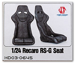 ホビーデザイン HOBBY DESIGN   1/24 Recaro RS-G レカロ シート バケットシート 自動車模型 レジン製 (hd03-0645)