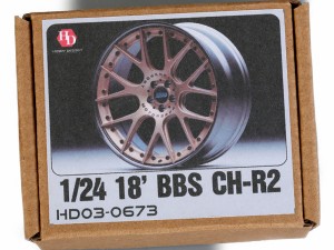 ホビーデザイン HOBBY DESIGN  1/24 18インチ BBS CH-R2 ホイールセット HD03-0673 (hd030673)