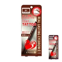 クオレ Kパレット １DAY TATOO リアルラスティングアイブロウ24h ナチュラルブラウン グレイッシュブラウン ラスティングアイブロウ 仕上