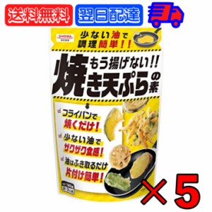 昭和産業 もう揚げない 焼き天ぷらの素 120g 5個 天ぷら 天ぷらの素 素 天ぷら粉 てんぷら こな ザクザク食感 ザクザク 食感 手軽 揚げな