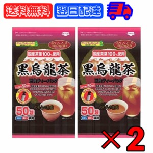 のむらの茶園 国産黒烏龍茶 ティーバッグ 3gx50袋 ×2 烏龍茶 黒烏龍茶 うーろん茶 ウーロン茶 ウーロン 烏龍 三角ティーバッグ ティーバ