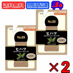 エスビー食品 S&B 袋入りヒハツ 13g ×2 SPICE＆HERB スパイス＆ハーブ エスビー S＆B パウダー powder ヒハツパウダー ロングペッパー 