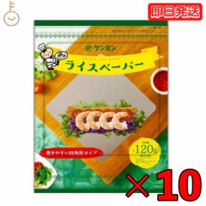 ケンミン ライスペーパー 120g 10個 四角いタイプ ケンミン食品 生春巻きの皮 健民 エスニック食材 ベトナム料理 お米の皮 グルテンフリ