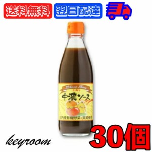 光食品 ヒカリ 中濃ソース 360ml 30個 国内産有機野菜 果物 有機 野菜 スパイス 少し辛口 辛口 中濃 ソース 万能ソース 万能 国産 国内産