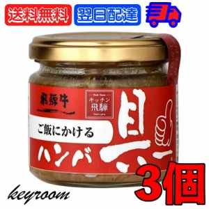 飛騨ハム ご飯にかける飛騨牛ハンバ具ー 120g 3個 ハンバーグ 飛騨高山 飛騨 惣菜 おにぎりの具 うどん ごはんのお供 ハンバーグ 飛騨牛 